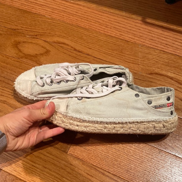 Diesel denim shoes sneakers - Picture 1 of 6